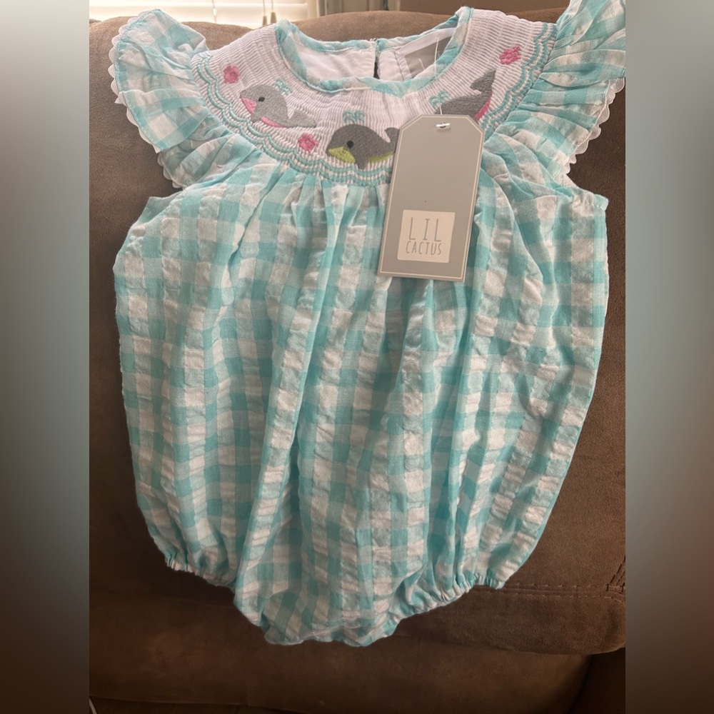 whale bubble romper